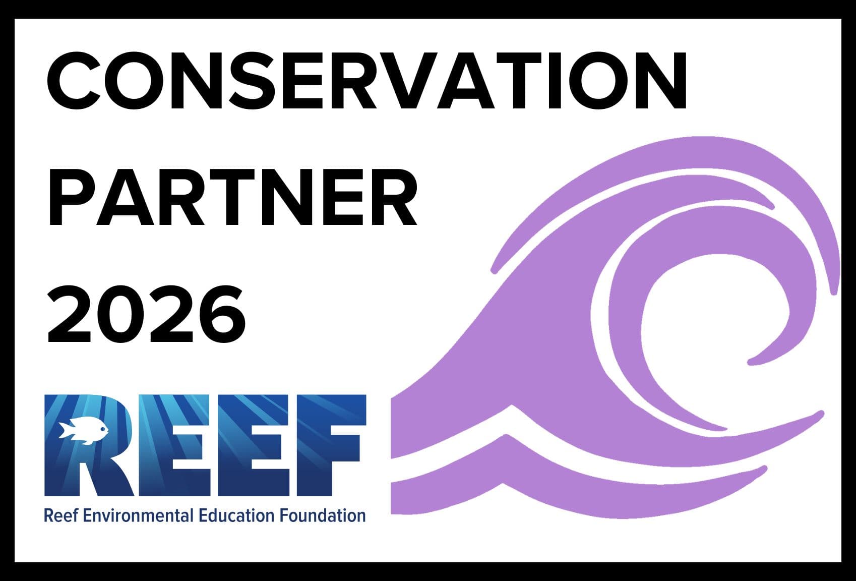 REEF Conservation Partner 2026 — Reef Environmental Education Foundation